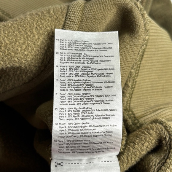 Scotch & Soda Amsterdam | Olive Green Sweatshirt | Size L - Picture 7 of 7